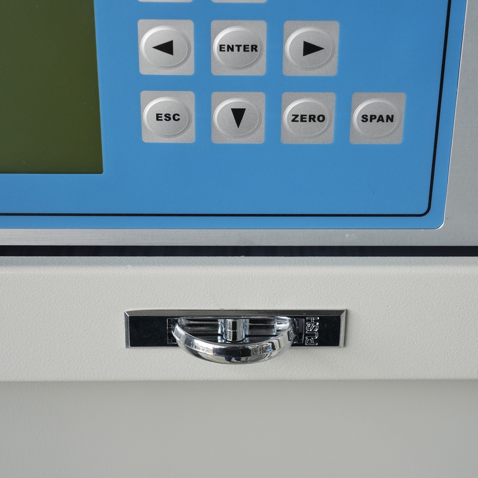 Continuous Emission Monitoring System - Workshop CEMS cabinet view