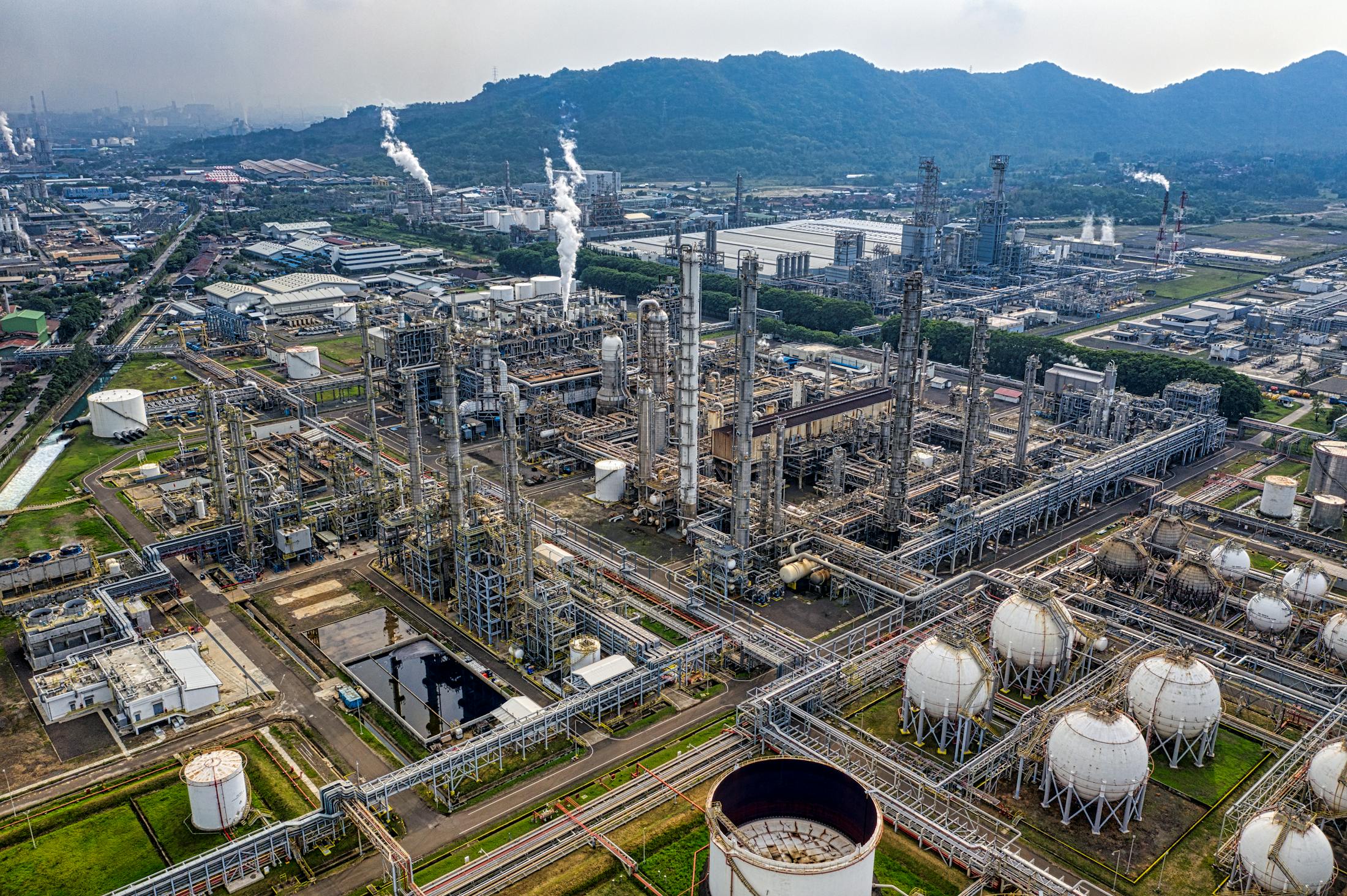 Industrial facility environmental monitoring application area